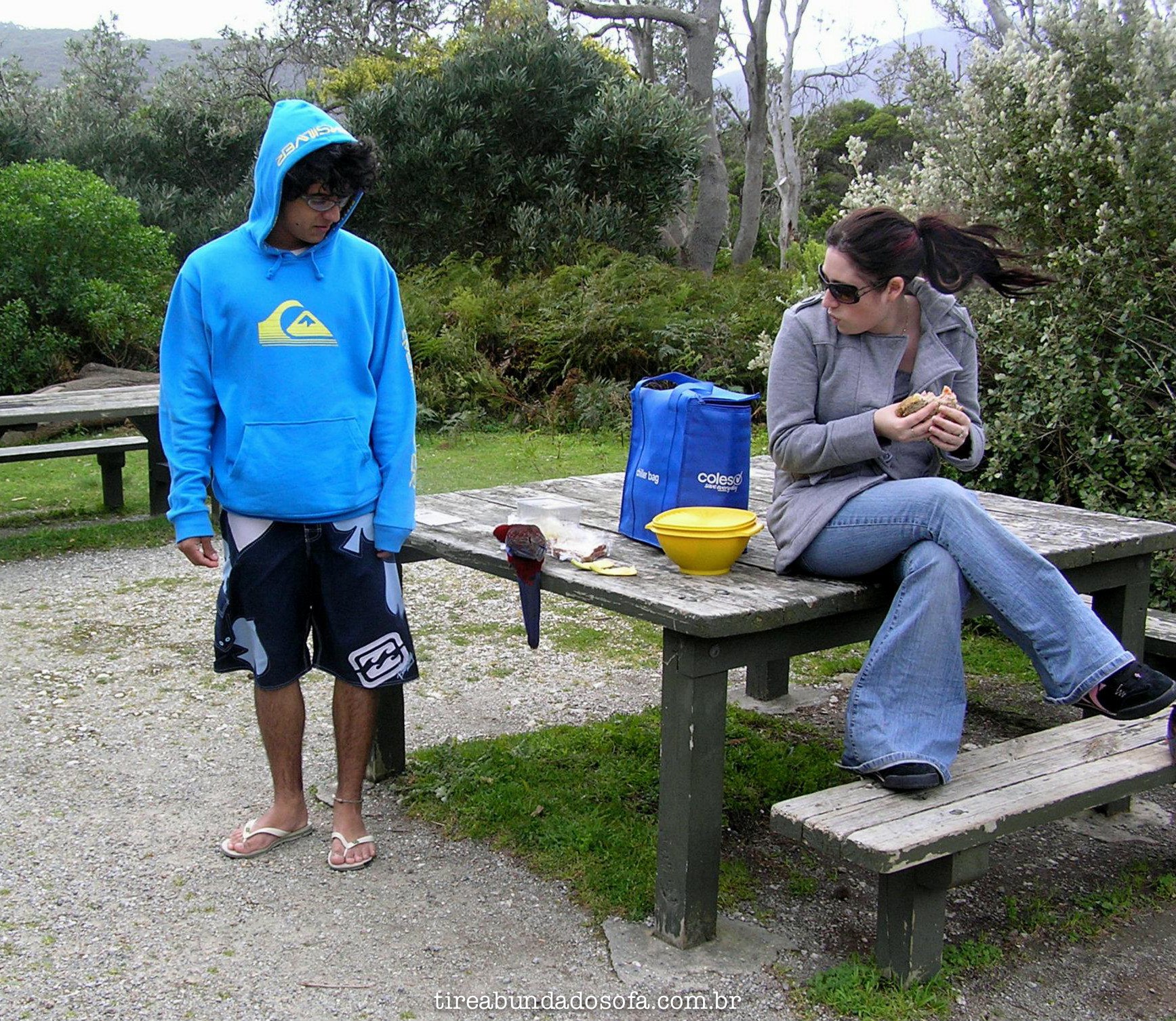 Rafael no seu intercâmbio de 1 ano pela Austrália, quando tinha apenas 16 anos de idade