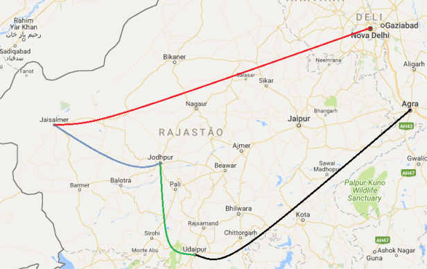 rajastan itineraray