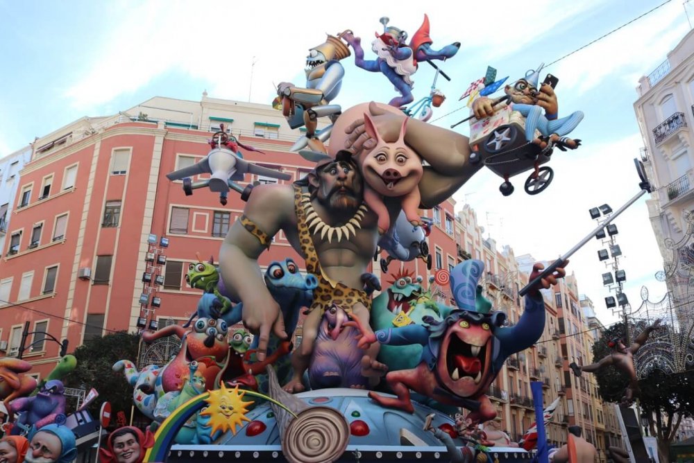 fallas in valencia