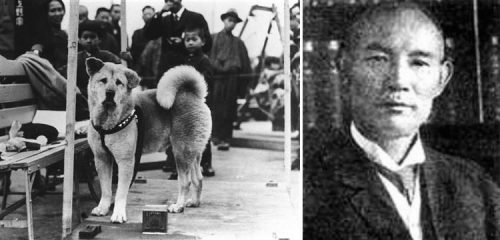 Hachiko e o Dr. Hidesaburo Ueno