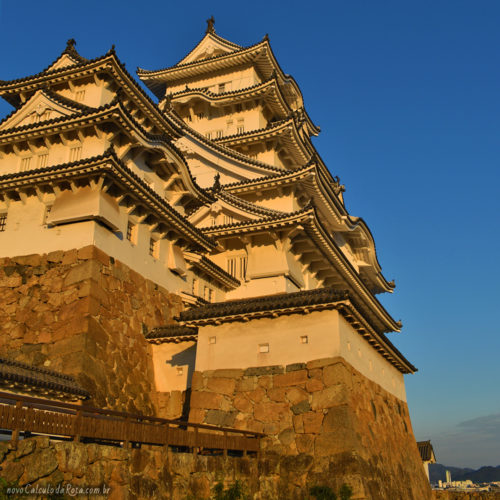 Durante a saída é possível observar a imensidão do Castelo de Himeji