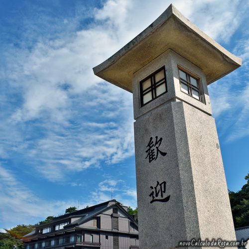 Chegada na Ilha de Miyajima em Hiroshima