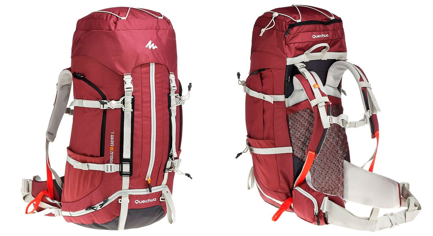 quechua forclaz 50 easyfit
