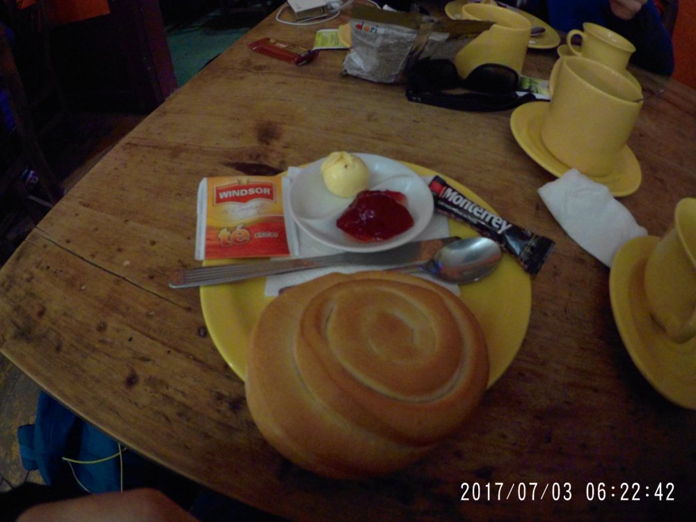 Café da manhã simples