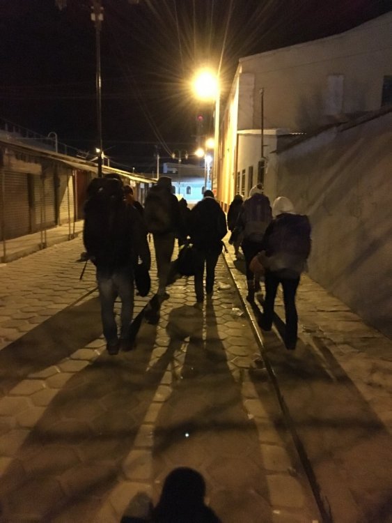 Cidade de Uyuni deserta