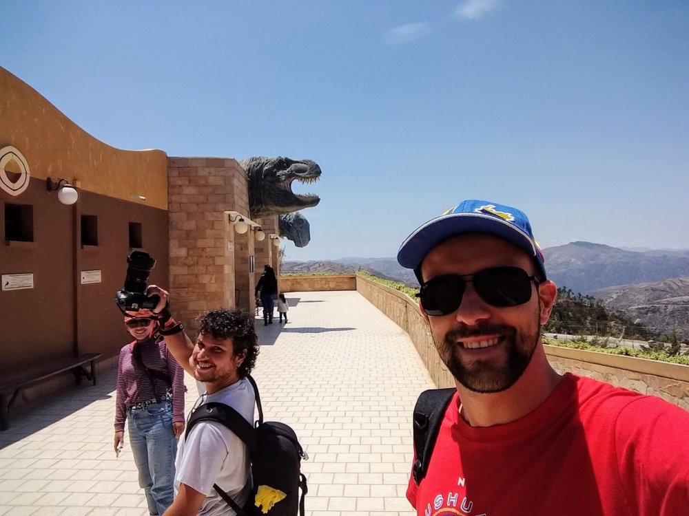 Daniela, Fábio e eu