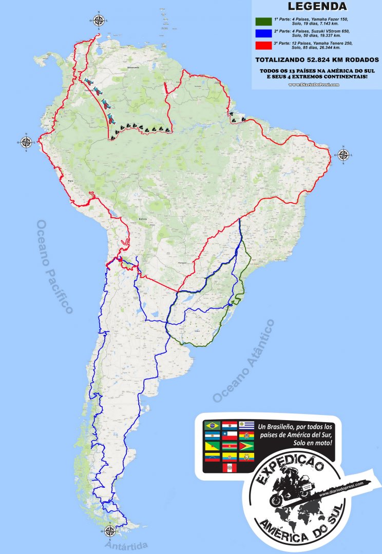 Expedição America do Sul