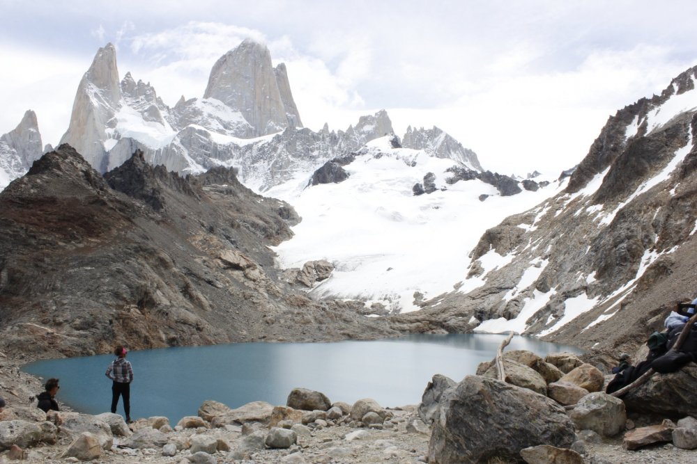 Chegada a Laguna los Tres
