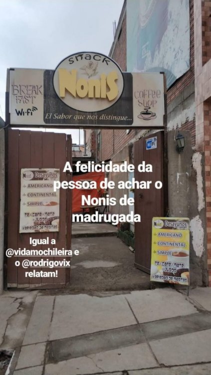 A felicidade de achar o Nonis(story)