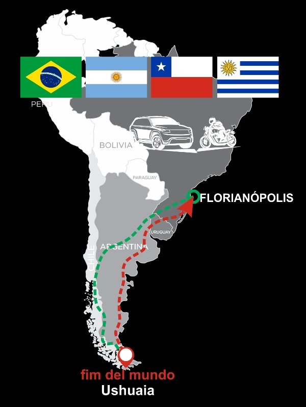 Ushuaia de carro: roteiro de 35 dias de viagem em família desde Foz do  Iguaçu - Felipe, o pequeno viajante