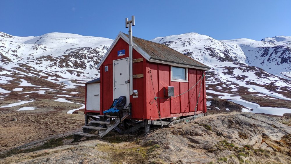 Mochila na cabana de Kangerluarsuk Tulleq
