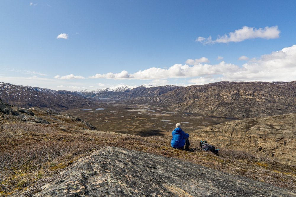 Maior banhado da trilha