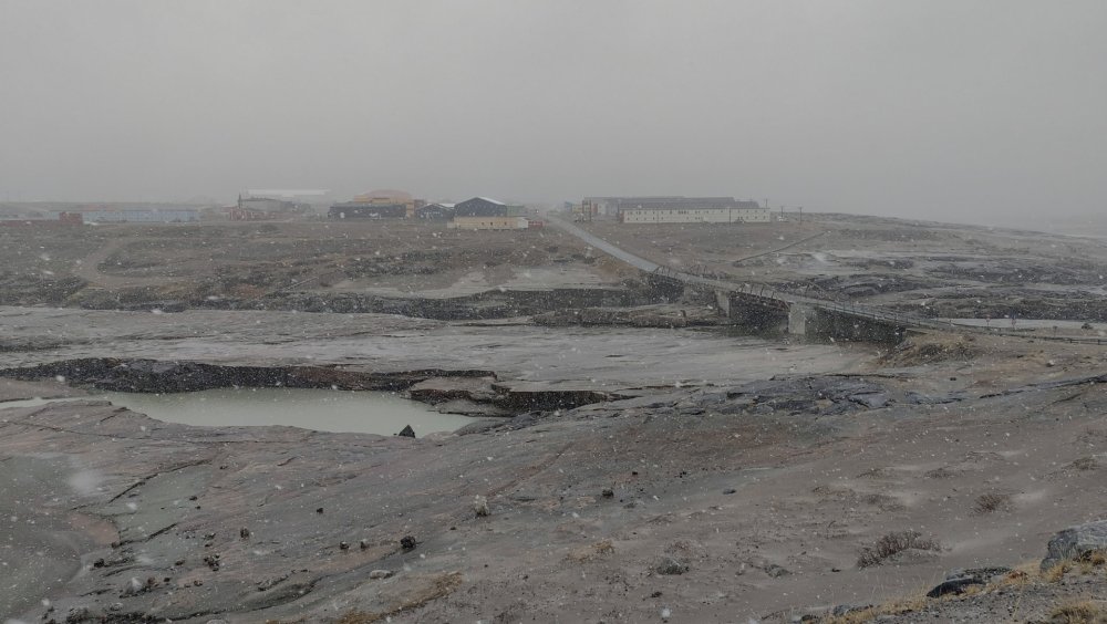 Nevasca em Kangerlussuaq