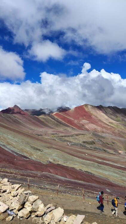 panorama montanha colorida