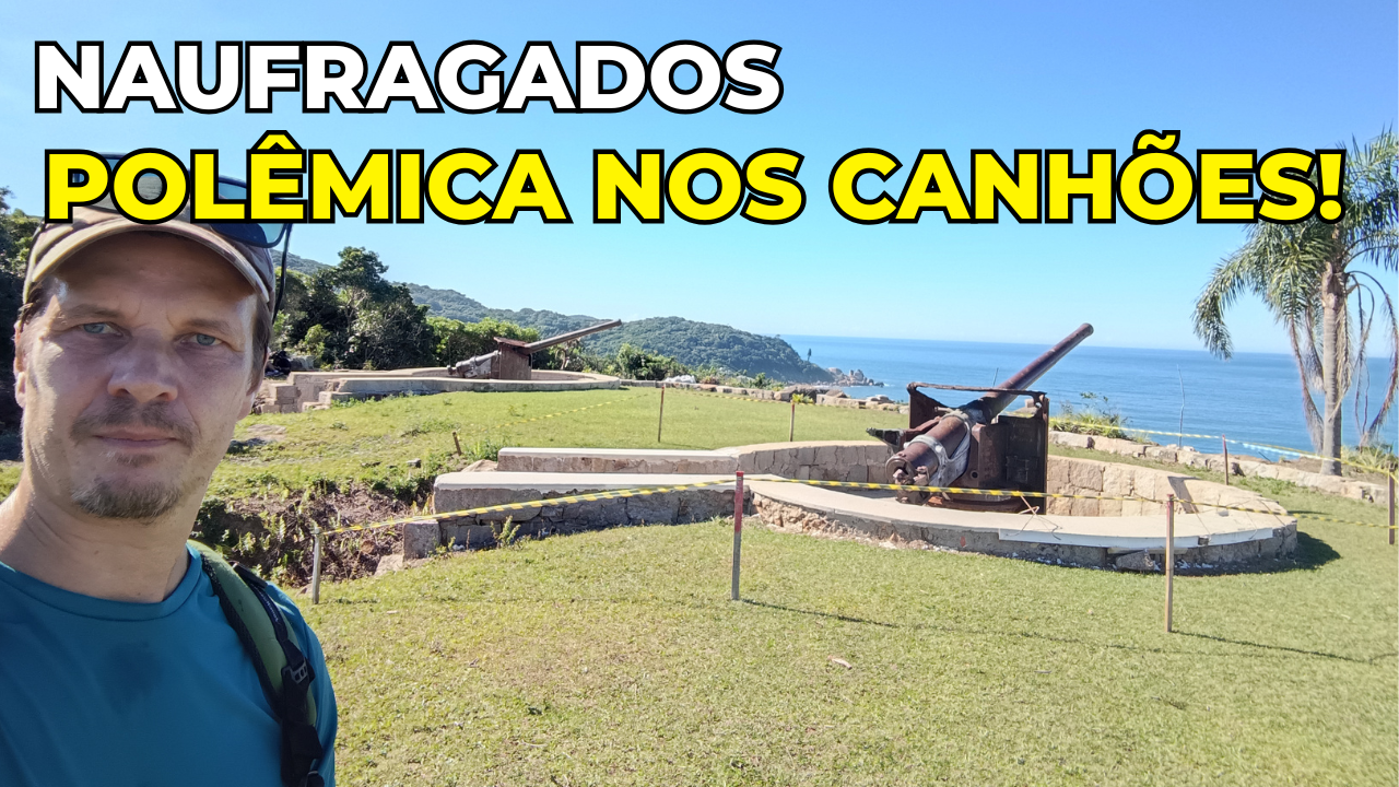 Trilha da praia de Naufragados no extremo Sul da Ilha