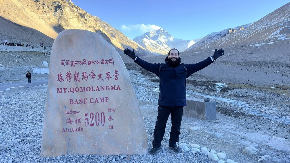A dream come true. Sunset at Everest Base Camp with Mount Everest in the background.jpg
