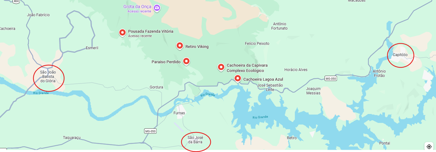 Serra da Canastra - São Joao Batista do Gloria - São José da Barra - Capitólio